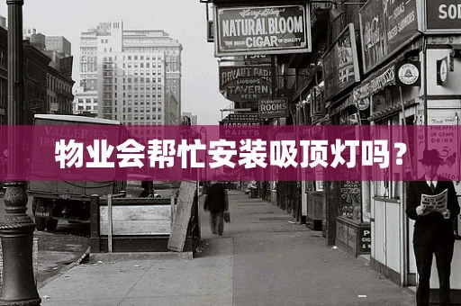 物业会帮忙安装吸顶灯吗？