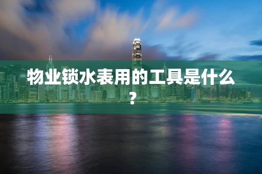 物业锁水表用的工具是什么？