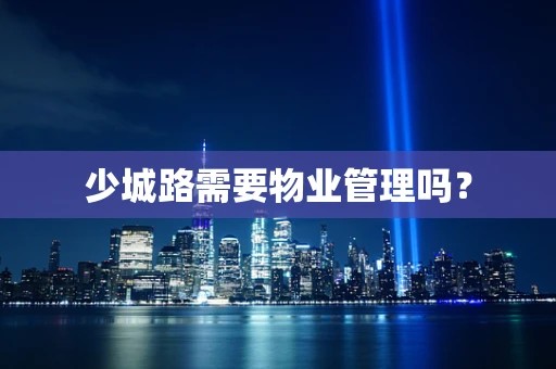 少城路需要物业管理吗？