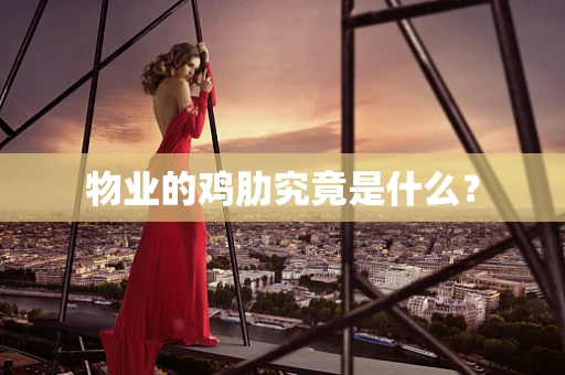 物业的鸡肋究竟是什么？