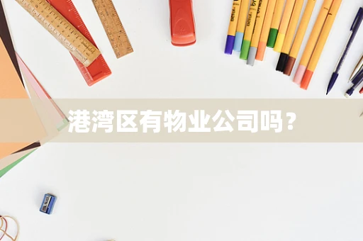 港湾区有物业公司吗？
