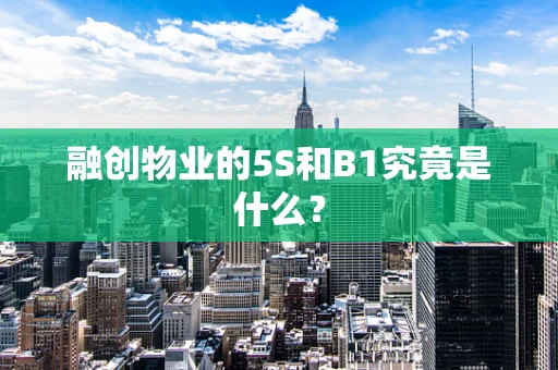 融创物业的5S和B1究竟是什么？