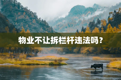 物业不让拆栏杆违法吗？