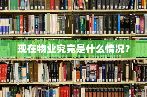 现在物业究竟是什么情况？