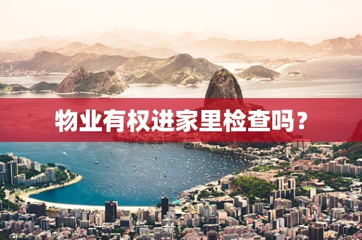 物业有权进家里检查吗？