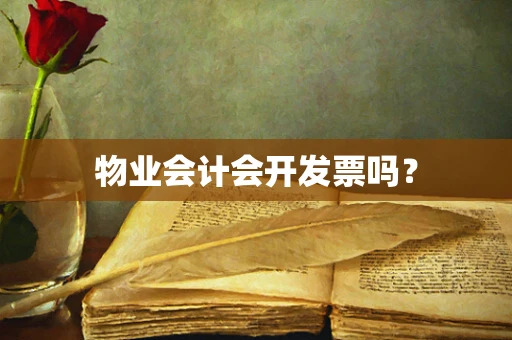 物业会计会开发票吗？