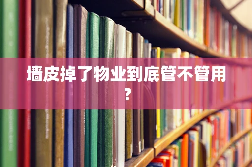 墙皮掉了物业到底管不管用？
