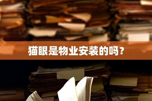 猫眼是物业安装的吗？