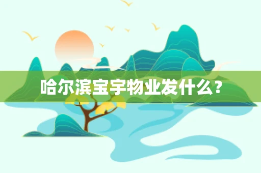 哈尔滨宝宇物业发什么？