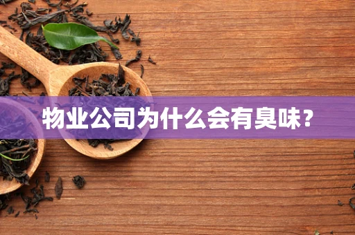 物业公司为什么会有臭味？