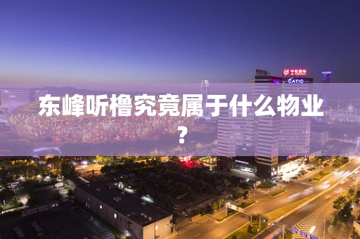 东峰听橹究竟属于什么物业？