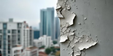 阳台墙皮掉落物业到底管不管？